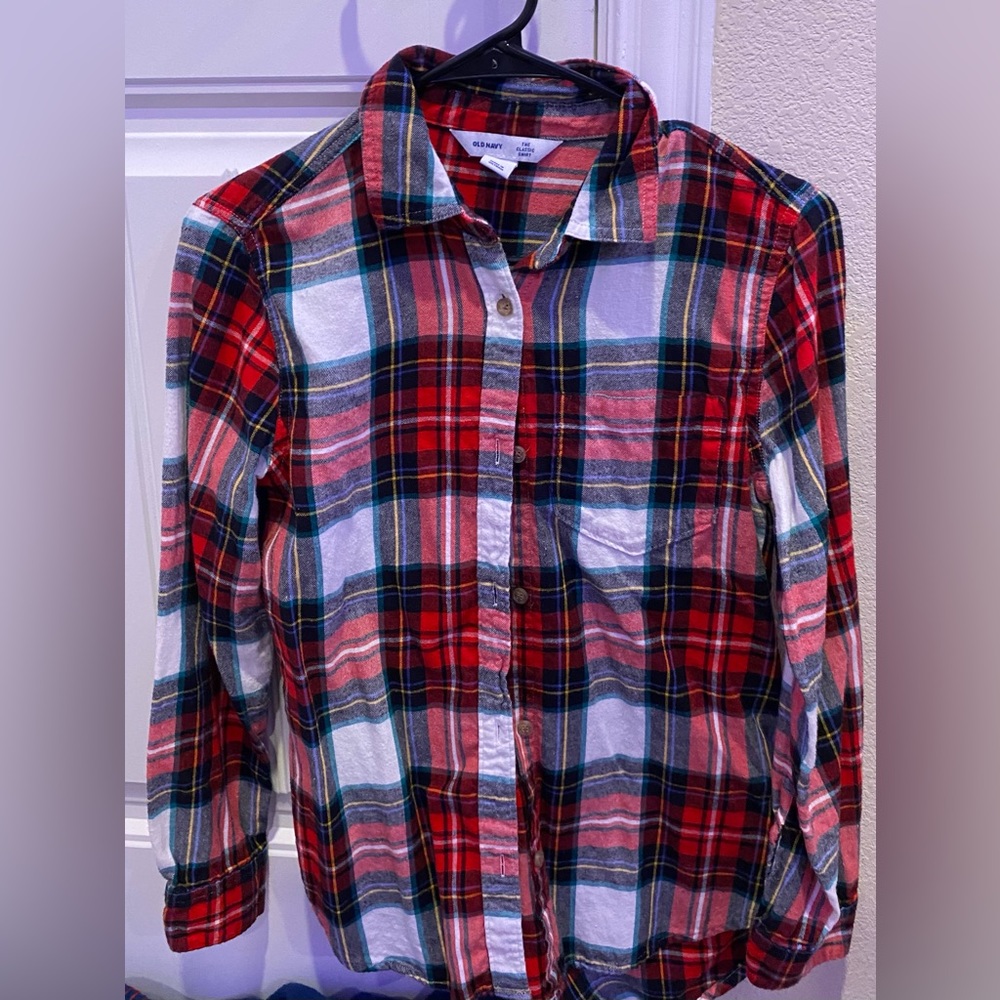 Old Navy plaid Flannel size small